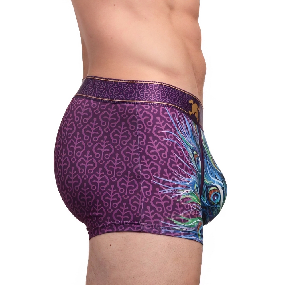Skull & Bones Peacock Trunks NWT - Picture 4 of 4